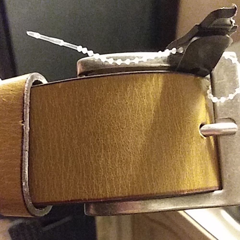 Mens 42 waist tan/ light brownish belt